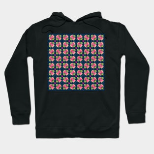 Spring flowers and leaves pattern, version 17 Hoodie